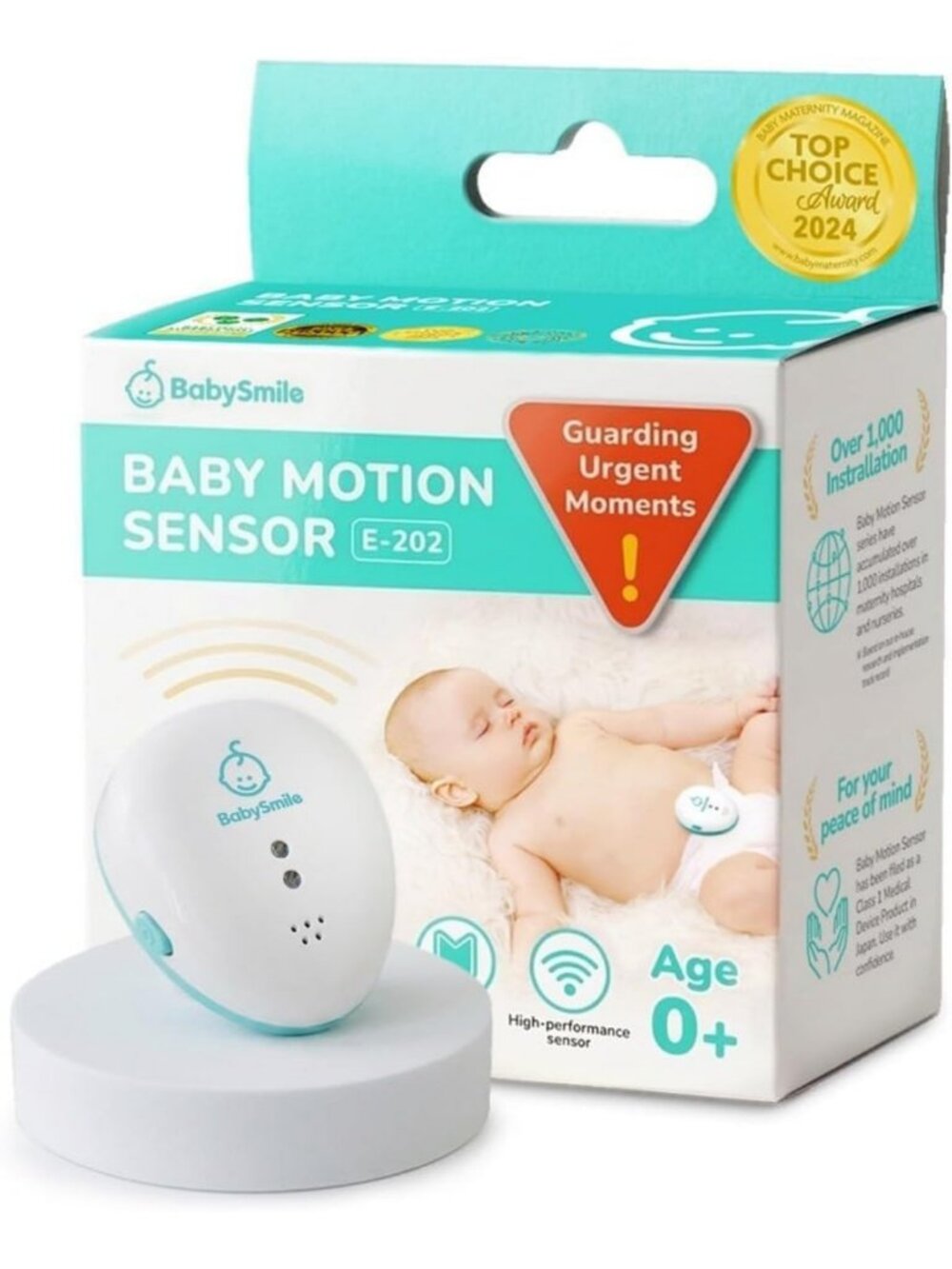 Newborn Sleep Movement Monitor with Diaper Clip - Baby Safety Tracker